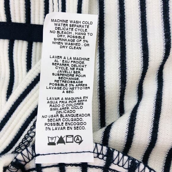 Red 23 Bodycon Dress Navy & White Stripe M - Picture 7 of 8